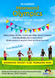 Poster of Meanwood Olympics August 2025