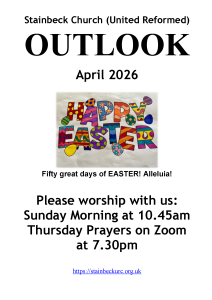 Outlook Magazine Front Page April 2026